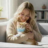 Anypet Small Sky Blue Bow Cat Collar with Safety Buckle, Bell & Durable Adjustable Strap – Stylish Comfortable Pet Accessory for Cats
