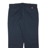DICKIES Womens Cotton Blend Navy Regular Straight Trousers W38 L30 Workwear Zip