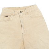 LEE Womens Shorts Beige Casual Plain XS W26 Summer Cotton Comfort