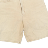 LEE Womens Shorts Beige Casual Plain XS W26 Summer Cotton Comfort