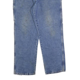 DICKIES Mens Jeans Blue Regular Straight Denim Medium W36 L32 Workwear Zip