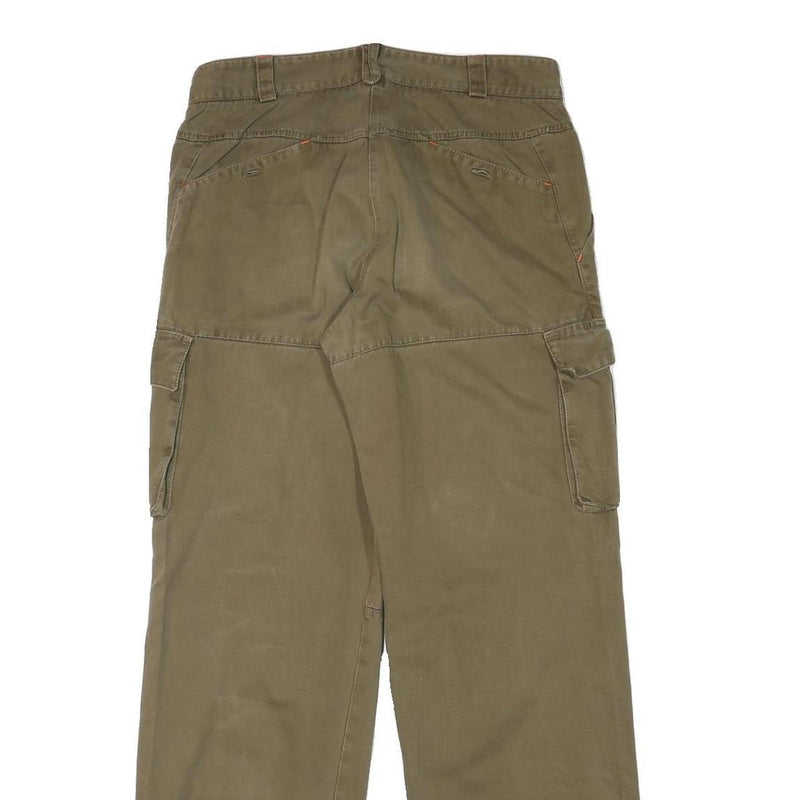 A PROPOS Mens Cotton Blend Green Regular Cargo Trousers W31 L32 Casual Workwear