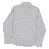 G-STAR Mens Black & White Checked Shirt M Button Down Cotton Blend Casual