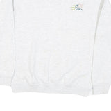 LEE Mens White Crew Neck M Cotton Blend Sweatshirt Graphic Logo Casual