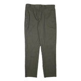 BANANA REPUBLIC Mens Wool Grey Slim Straight Trousers W33 L31 Smart Casual
