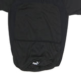 PUMA Mens Black & Dark Grey Graphic T-Shirt S Short Sleeve Crew Neck Sports