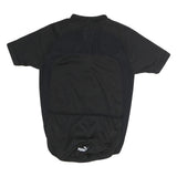 PUMA Mens Black & Dark Grey Graphic T-Shirt S Short Sleeve Crew Neck Sports