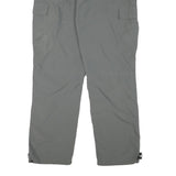 Mens Grey Polyester Blend Regular Fit Cargo Trousers W32 L29 Workwear Utility