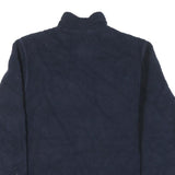 HELLY HANSEN Mens Navy Blue Zip Jacket L Cotton Blend Contrast Pockets