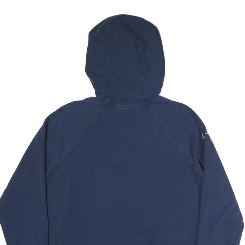 UNDER ARMOUR Womens Navy Blue Cotton Blend Hoodie XL Camo Logo Pullover