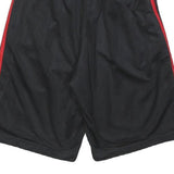 ADIDAS Mens Shorts Black & Red Sports Casual M W28 Polyester