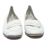 BALLY Womens Leather White Low Heel Shoes UK 5 Classic Elegant Stylish