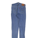 LEVI'S 711 Womens Slim Skinny Denim Light W25 L32 Stretch Cotton Blend Zip Jeans