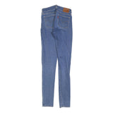 LEVI'S 711 Womens Slim Skinny Denim Light W25 L32 Stretch Cotton Blend Zip Jeans