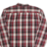 CARHARTT Mens Red Black & White Check Shirt XL Button-Down Collar Casual