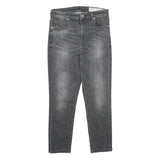 DIESEL Womens Slim Grey Denim Jeans Zip W27 L24 Classic Comfortable Stylish