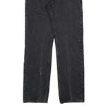 WRANGLER Mens Regular Fit Black Denim Jeans W28 L30 Classic Zip Cotton Blend