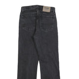 WRANGLER Mens Regular Fit Black Denim Jeans W28 L30 Classic Zip Cotton Blend