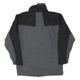 HELLY HANSEN Mens Black & Grey Outdoor Jacket XS Polyester Blend Plain Zip