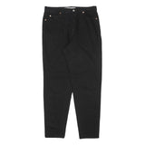 AUTHENTIC Womens Black Regular Fit Skinny Denim Woven Cotton Blend Jeans W32 L30