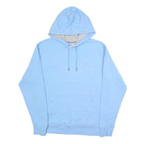 CHAMPION Mens Blue Pullover Hoodie M Cotton Blend Casual Streetwear