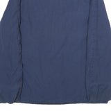 VANDERBILT SHIRT CO Mens Blue Cotton Blend Zip Jacket L Good Condition Casual