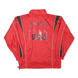 ERIMA Mens Red Black Zip Jacket L Polyester Blend Sportswear Logo