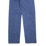 WRANGLER Womens Regular Blue Denim Rinse Jeans W26 L30 Classic Fit Straight Leg