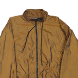 CATALINA Womens Brown Zip Up Polyester Blend Lightweight Jacket XL Plain