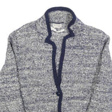 ALTUNA Womens Blue Plain Wool Blend Button Jacket XS Knit Smart Casual