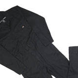 DICKIES Mens Black Cotton Blend Dungarees Regular Fit L W44 L32 Workwear