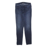 GUESS Womens Jeans Blue Slim Skinny Denim Medium W30 L30 Stylish Zip Fastening