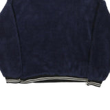 FILA Womens Navy Blue Polyester Blend Zip Jacket 2XL Fleece Casual Outerwear