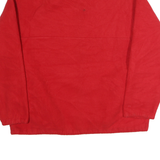 KELLY SPORT Mens Red Jacket XL Polyester Zip Plain Casual Outdoor Warm Fleece