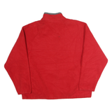 KELLY SPORT Mens Red Jacket XL Polyester Zip Plain Casual Outdoor Warm Fleece