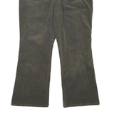 LAUREN RALPH LAUREN Womens Regular Olive & Brown Regular Fit Straight Leg