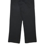 DICKIES Mens Cotton Blend Black Regular Fit Straight Leg Trousers W28 L30