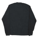 ADIDAS Mens Black Sweatshirt Crew Neck M Polyester Blend Pullover Casual Comfort