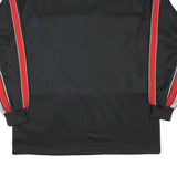 SPORT POINT Mens Black & Grey Zip Neck XL Polyester Blend Sweatshirt Sportswear