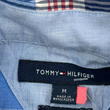 Tommy Hilfiger Checked Short Sleeve Shirt - Medium Red Cotton