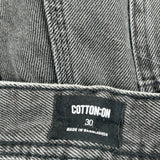 Cotton On Carpenter Pants - 30W US 6 Gray Cotton