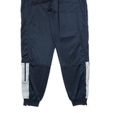 ADIDAS Mens Joggers Navy Blue & Grey Regular Tapered L W28 L32 Sports Activewear
