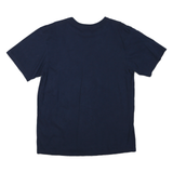 ADIDAS Mens Navy Blue Undefeated Season Graphic T-Shirt XL Crew Neck Short