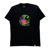 Carhartt Graphic T-Shirt - Small Black Cotton
