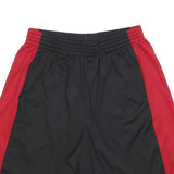 ADIDAS Mens Shorts Black & Red Sports XL W32 Casual Polyester Activewear