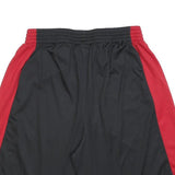 ADIDAS Mens Shorts Black & Red Sports XL W32 Casual Polyester Activewear
