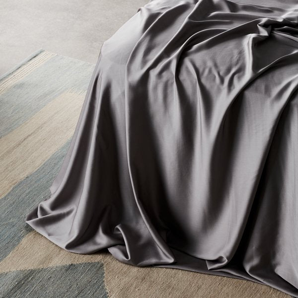 Fog | Sateen+ Sheet Set Made with 100% Organic Bamboo #Color_fog