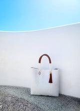 White Pearl Resort Tote Bag