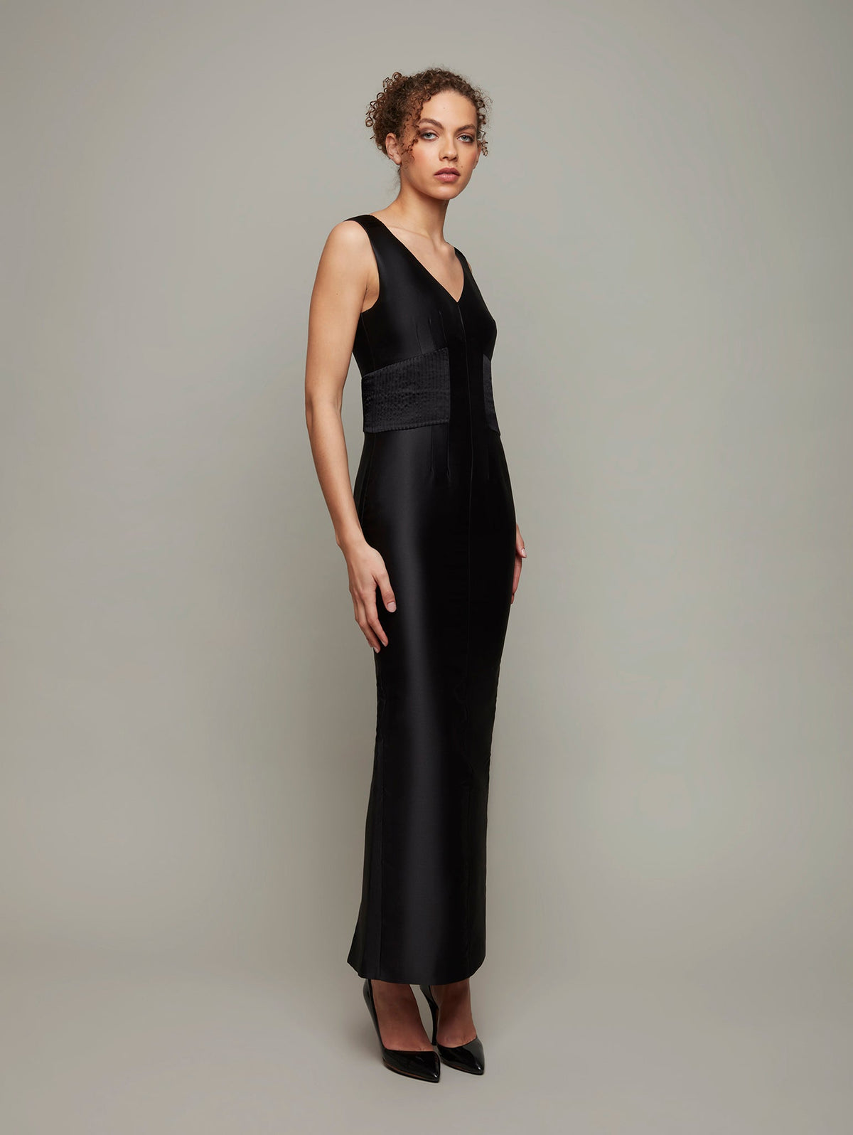 evening wear dresses london Long Dress | Women's Evening Paint Color:Lagoon dresses-2 1920s Black Flapper Dress luxurious velvet