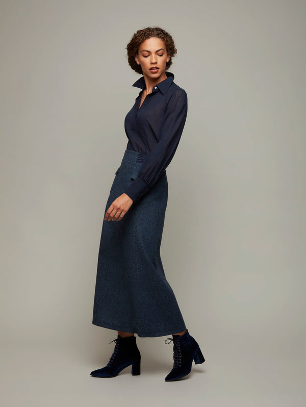 ASPEN | A Line Wool Skirt